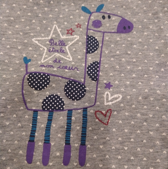 3/20$ 12m Souris mini gray onesie body with giraffe - Picture 3 of 5